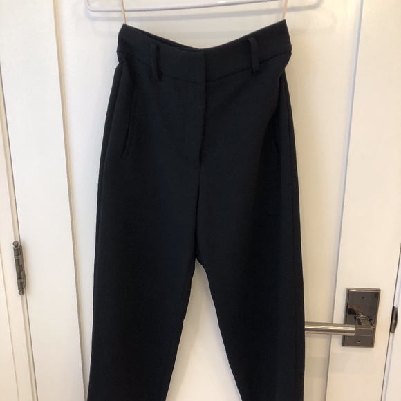 Aritzia Wilfred Black High Rise Pants with Belt - Picture 2 of 5